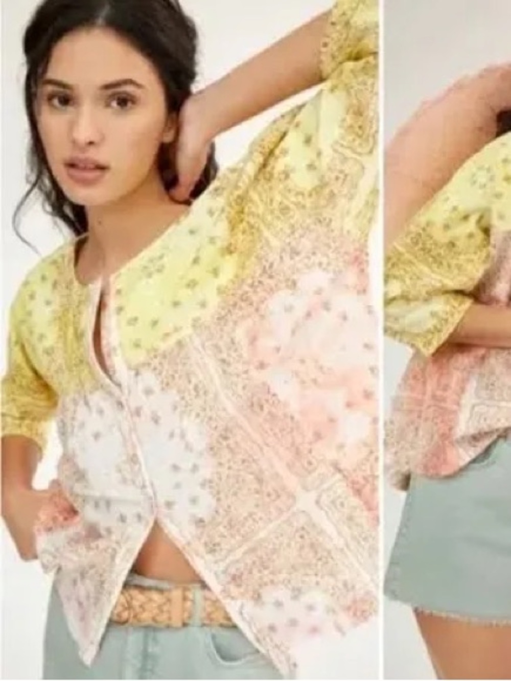 ANTHRO PILCRO Tavi Boho Blouse